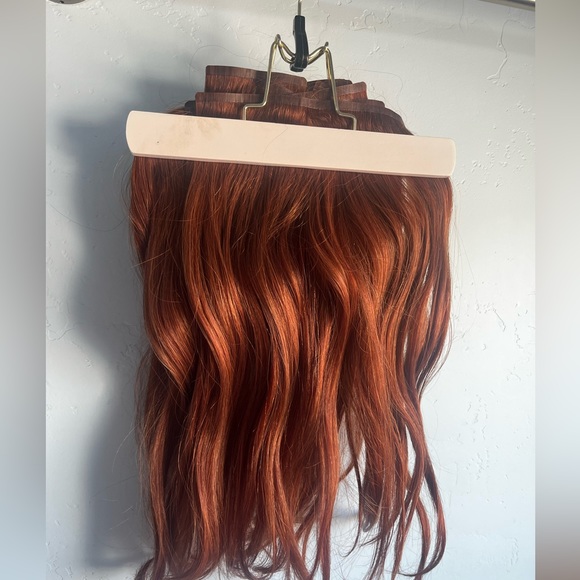 Glam Seamless Invisi Clip-in 16" Hair Extensions - Auburn - Picture 3 of 10